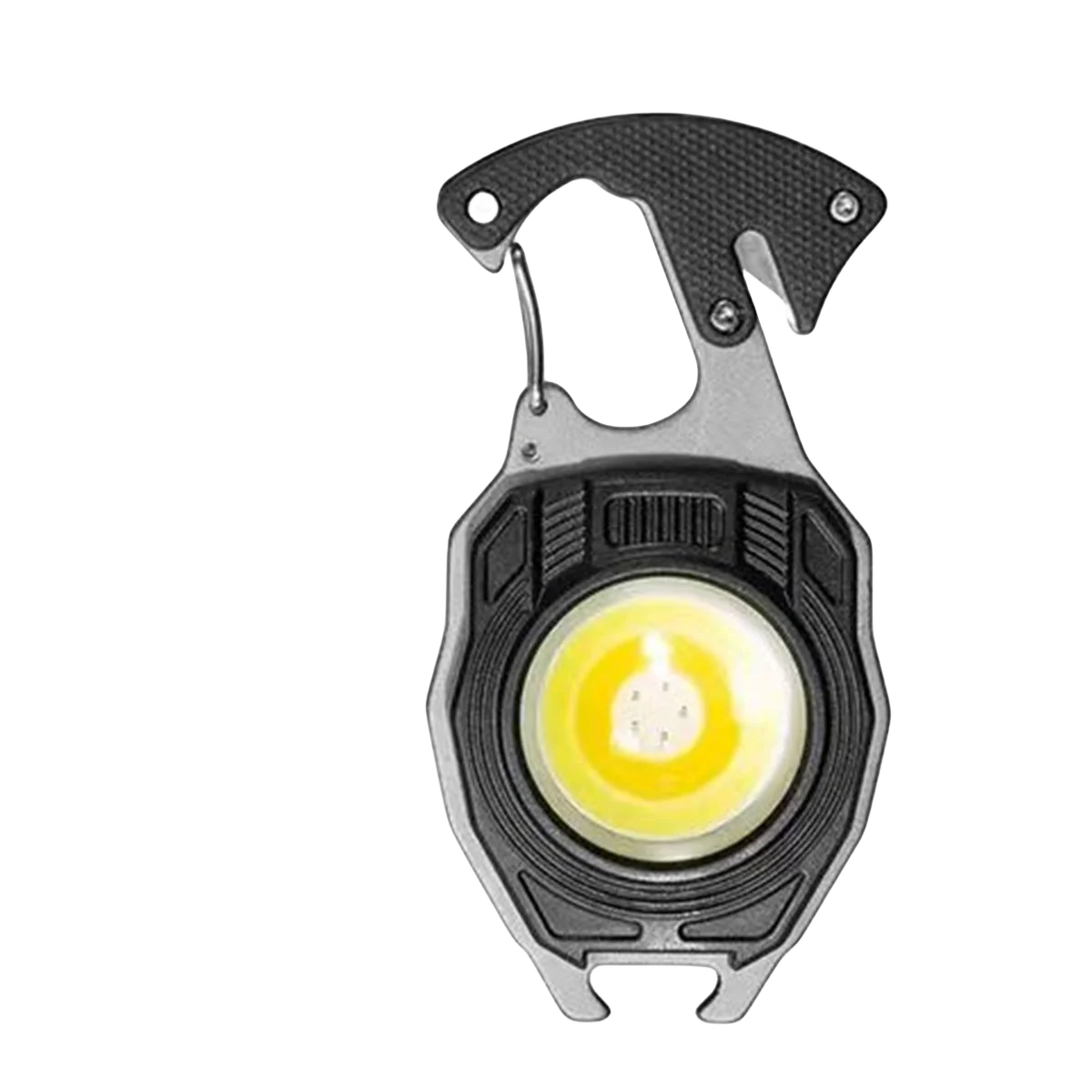Multi-Functional Keychain Flashlight with Bottle Opener & Emergency Whistle