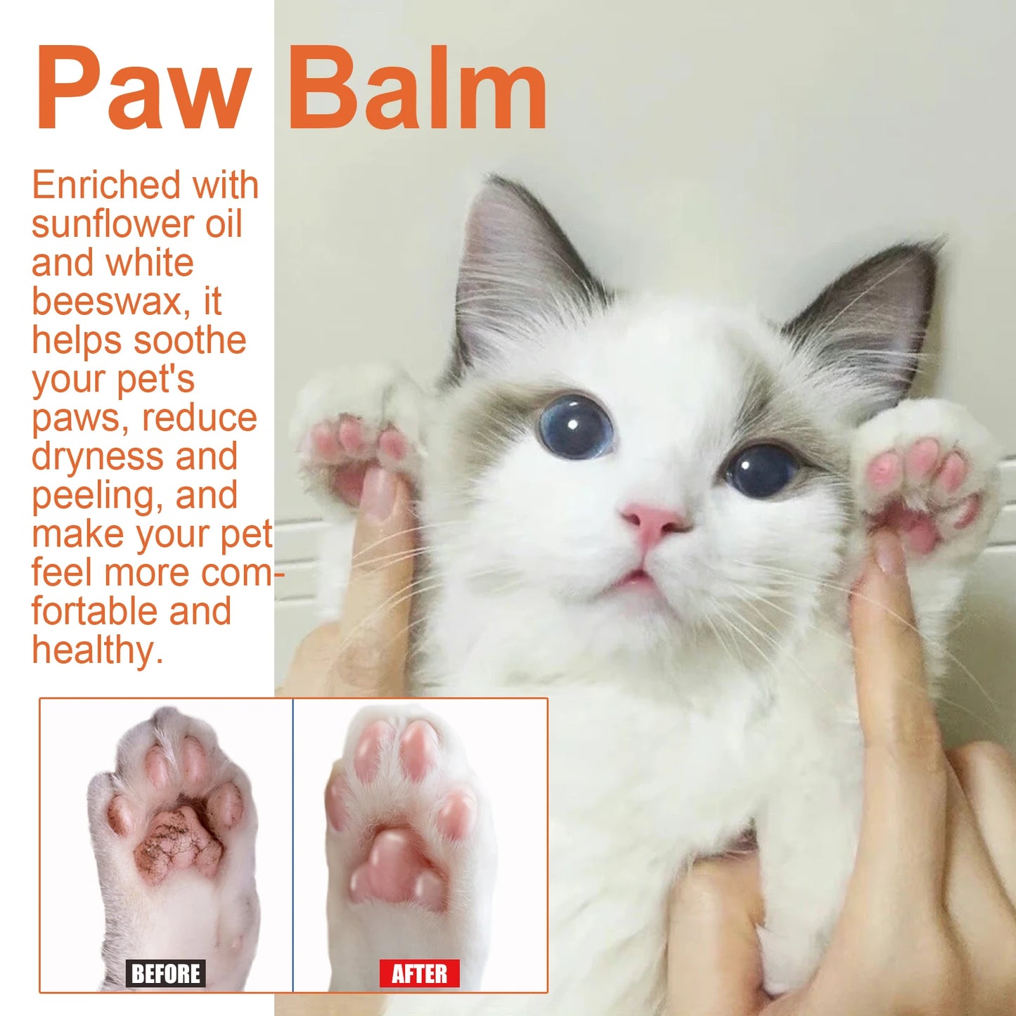Pet Paw Soothing Cream for Dogs and Cats 30g Moisturizing and Skin Repair