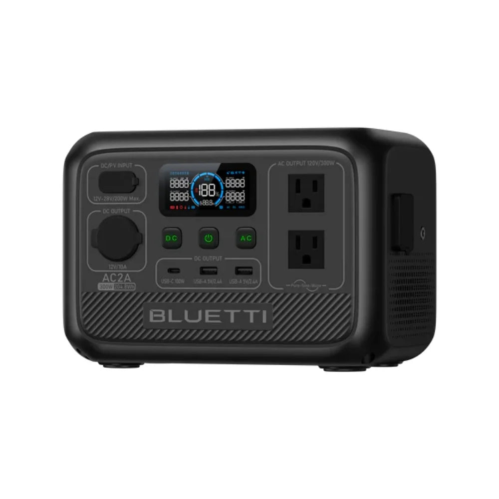 Portable Power Station 300W 204Wh Solar Generator Fast Charging for Outdoor Camping