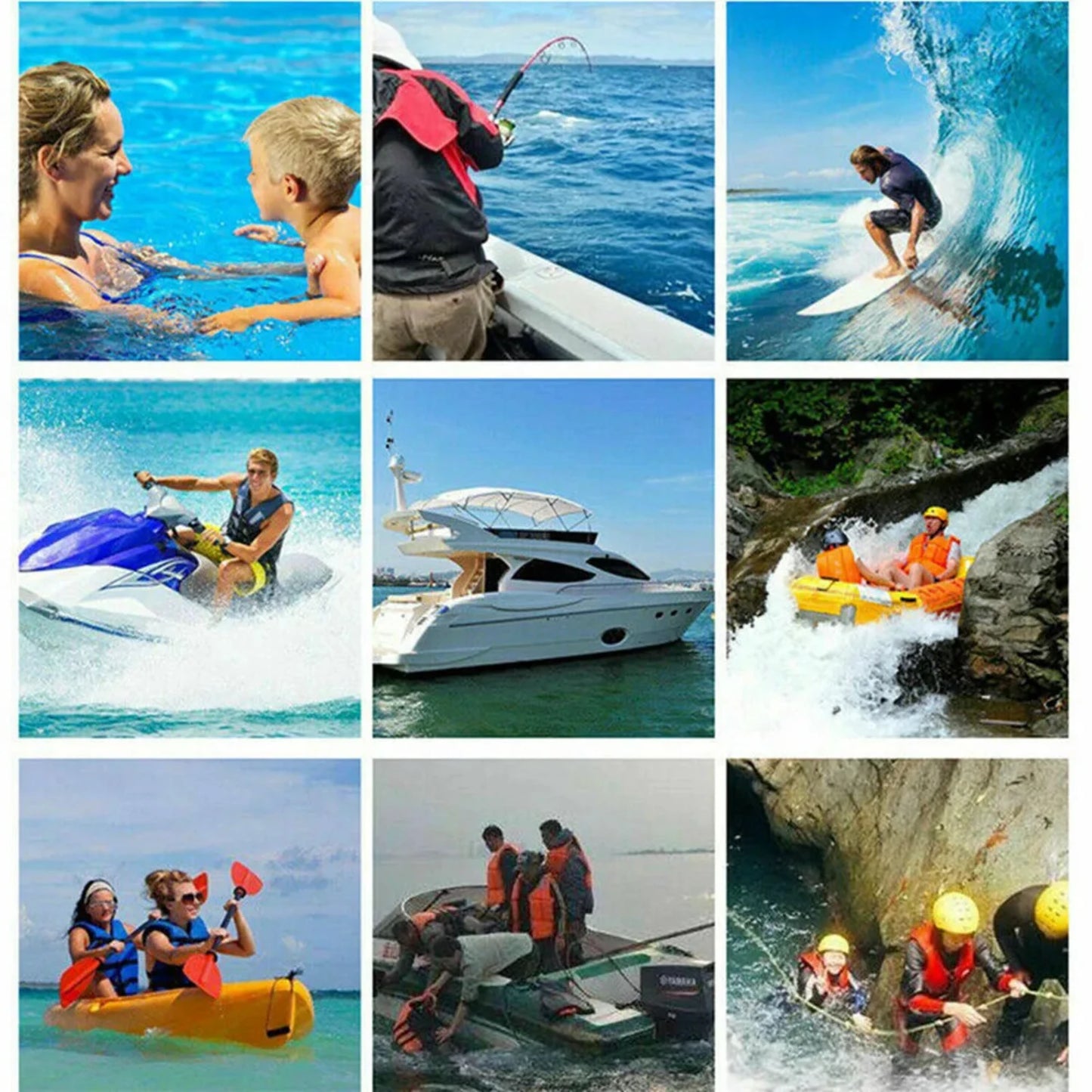Outdoor Life Jacket Vest for Swimming Boating and Skiing