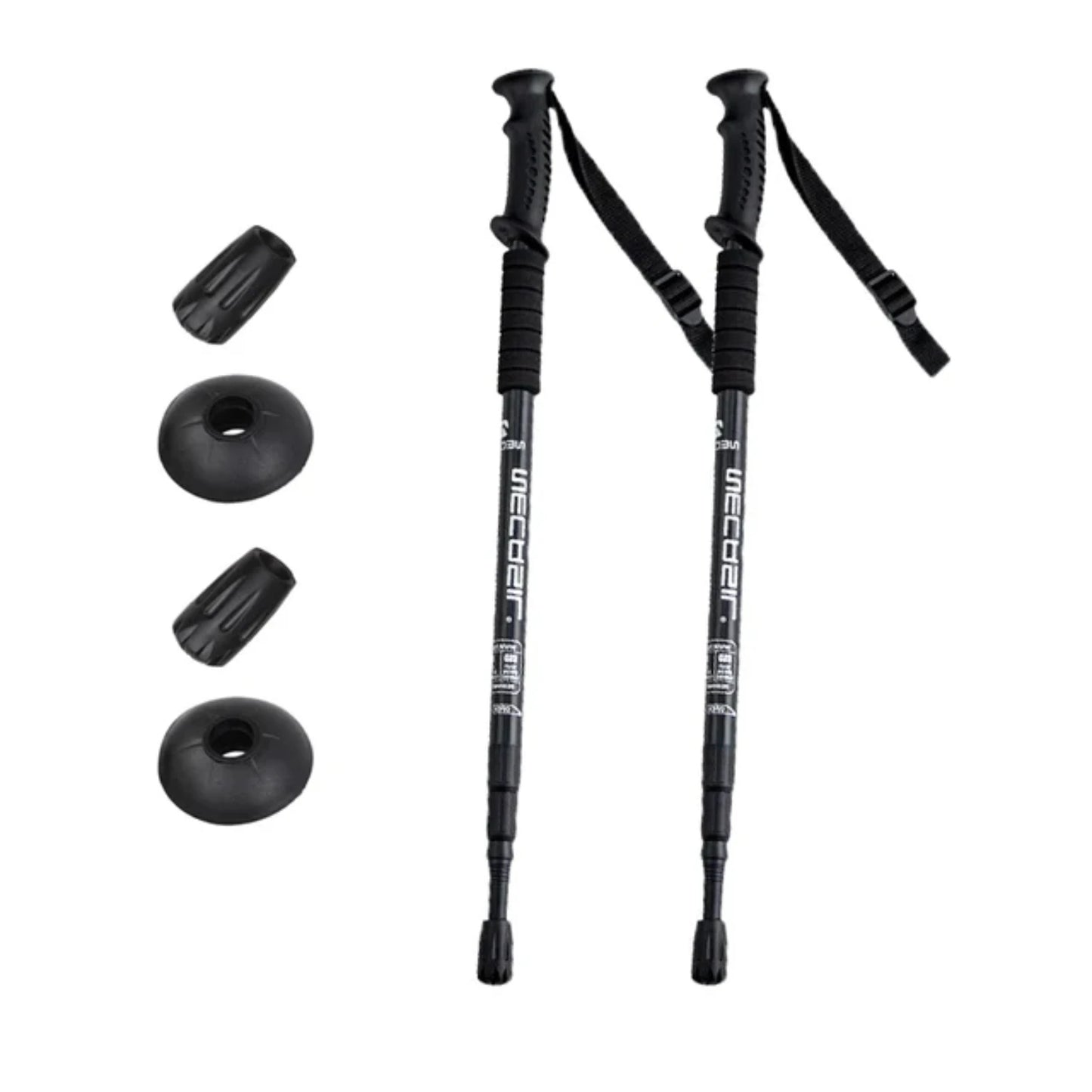 Ultralight Adjustable Aluminum Trekking Poles for Hiking