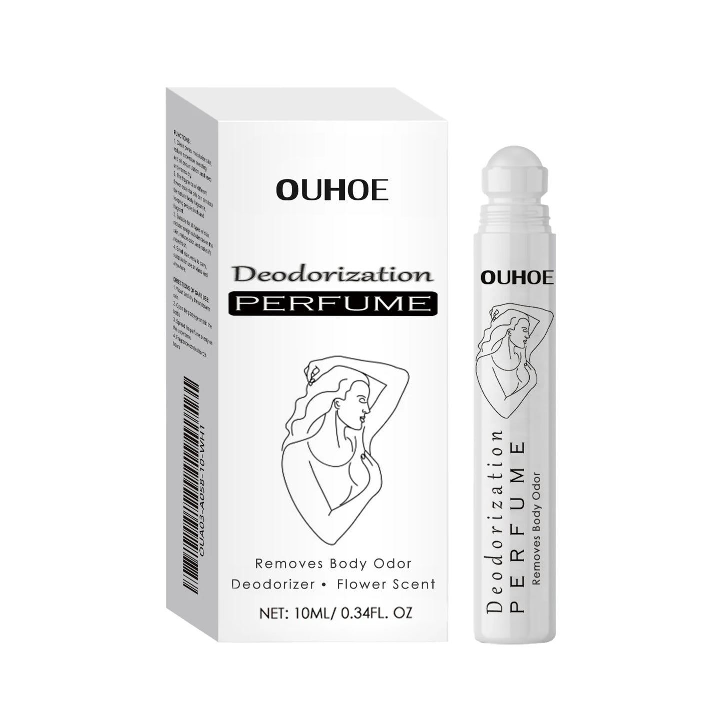 10ml Antiperspirant Roller Perfume for Underarm Freshness while Camping & Hiking