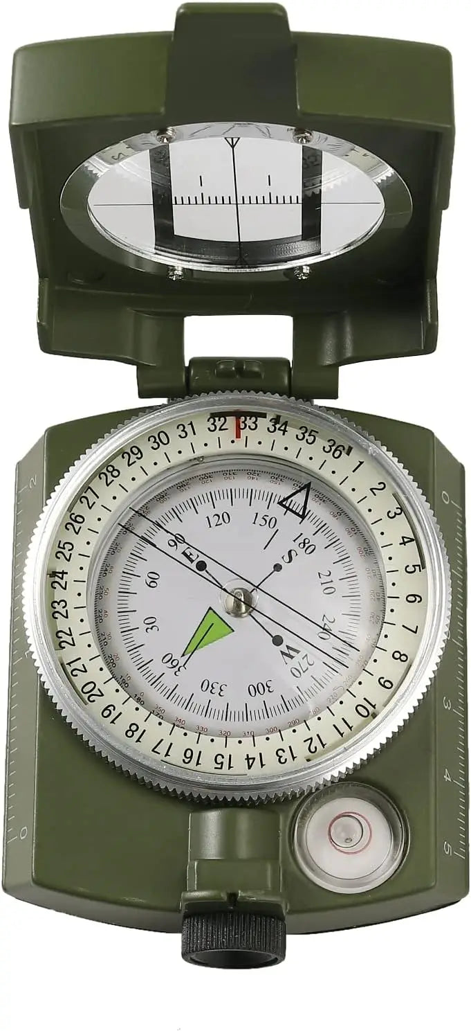 Waterproof Military Compass with Sighting and Carry Bag