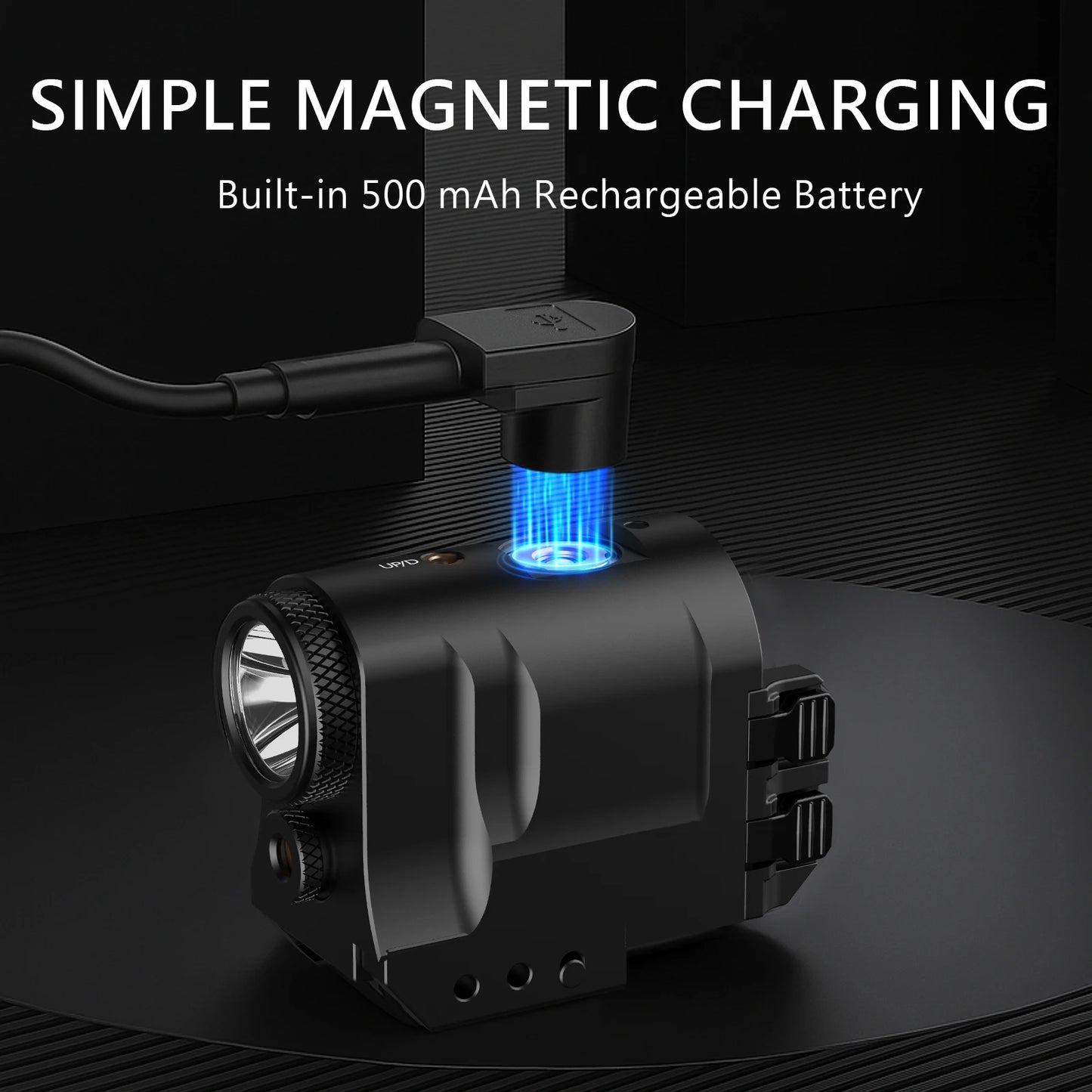 Rechargeable Gun Light with Green Laser and Strobe