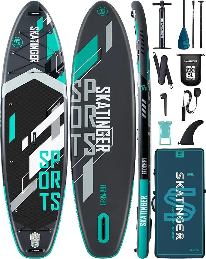 Extra Wide Inflatable Stand Up Paddle Board for Families