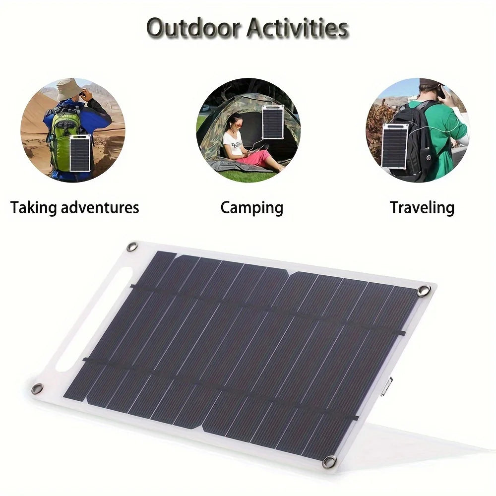 Portable 30W USB Solar Panel Charger for Phones and Power Banks