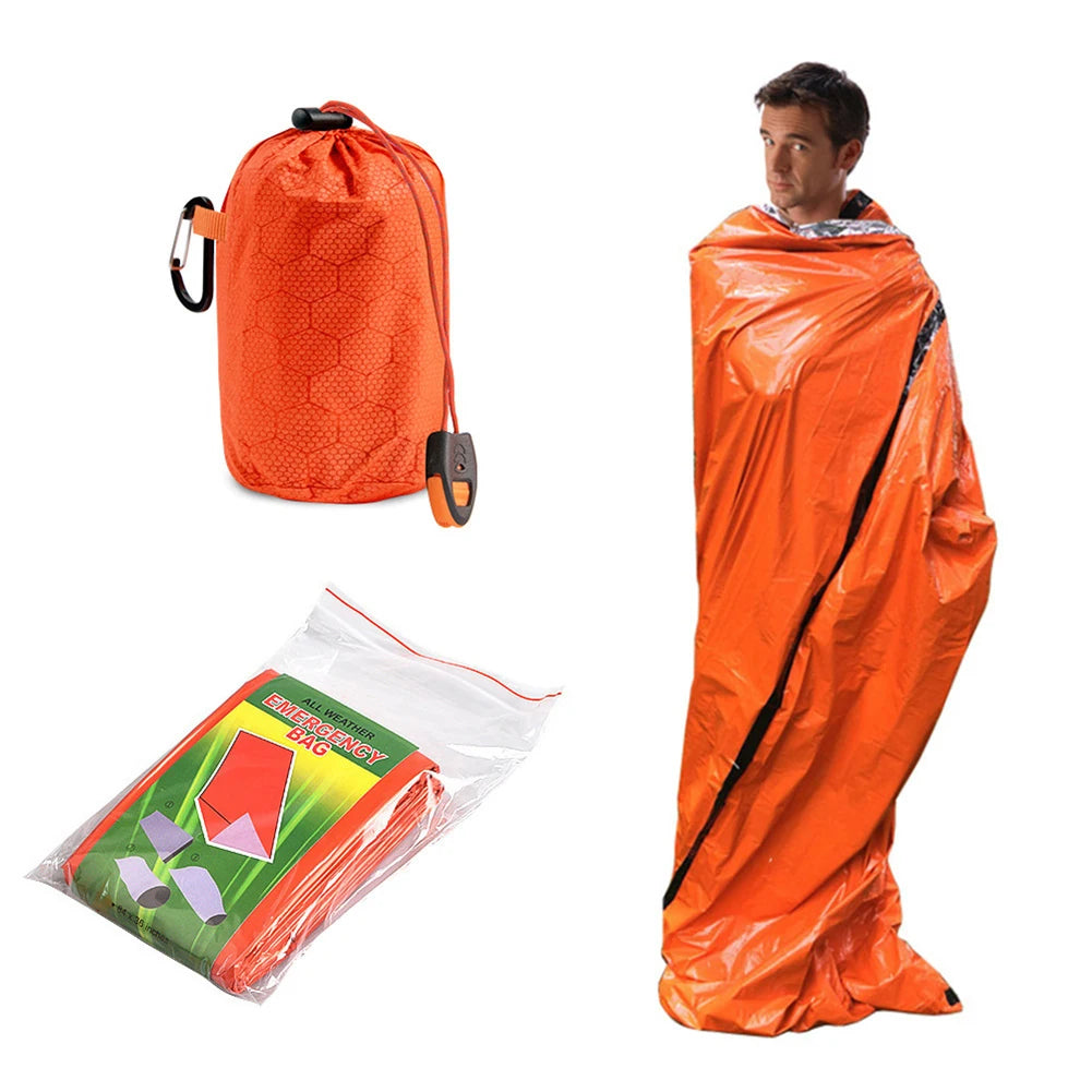 Thermal Sleeping Bag with Waterproof Bivy Sack for Camping and Hiking