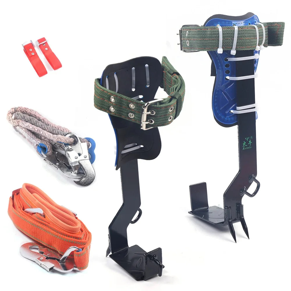 Tree Climbing Spikes with Safety Belt 200lb Capacity