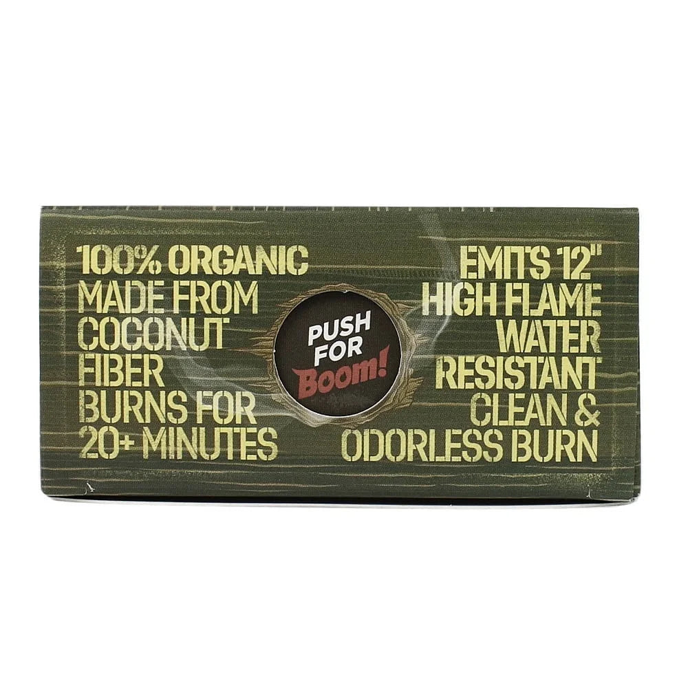 8 Pack Organic Waterproof Fire Starters for Grilling and Campfires