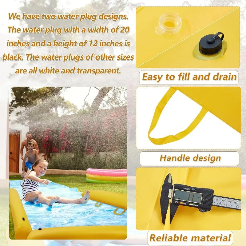 Reusable PVC Flood Barrier Sandbag Alternative for Home Flood Prevention