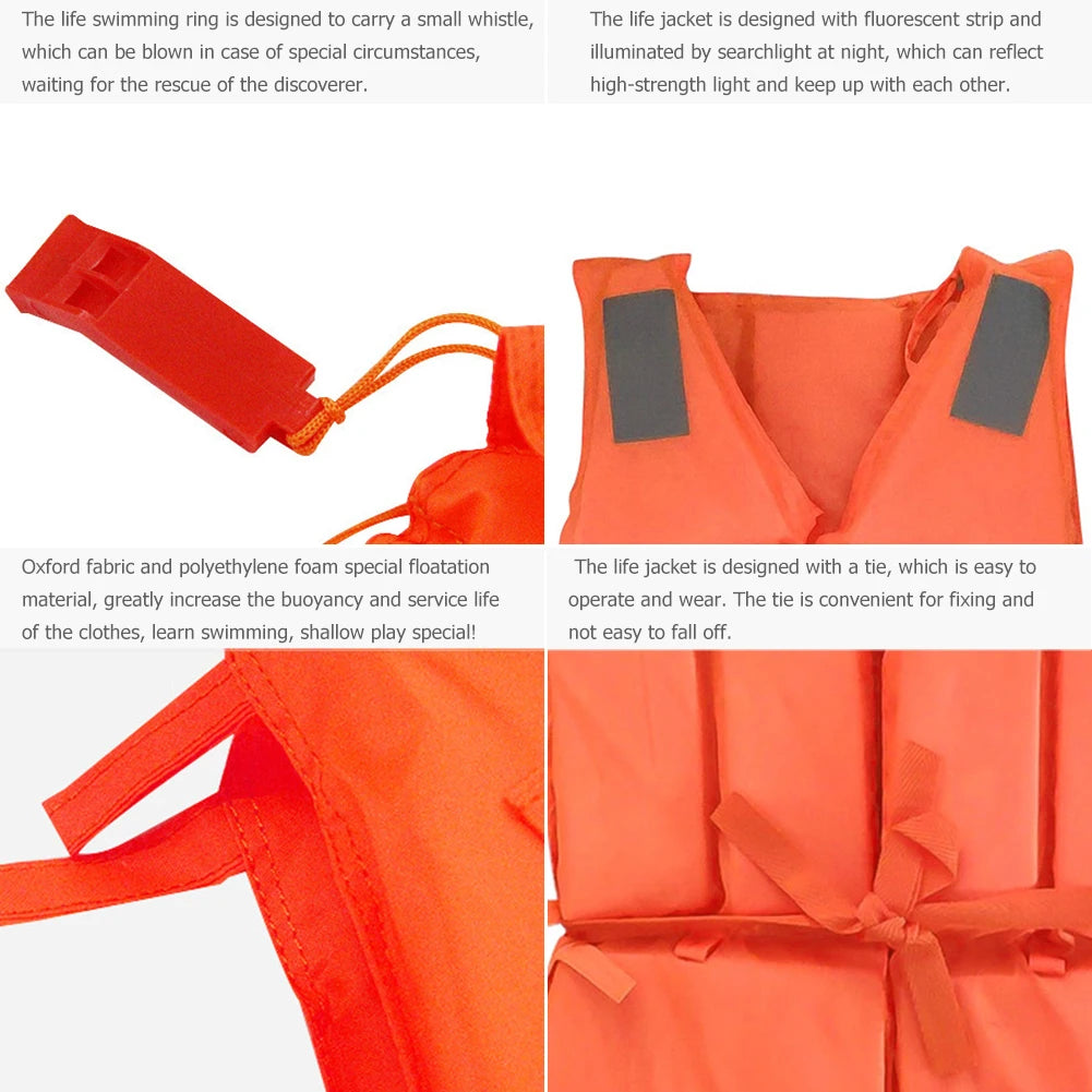 Adult Life Jacket Water Sports Safety Vest