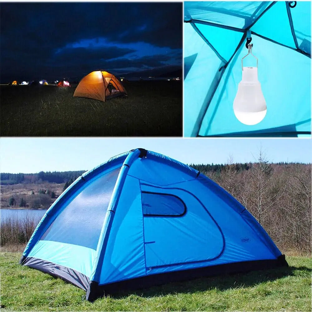2 Pack Solar LED Camping Lights