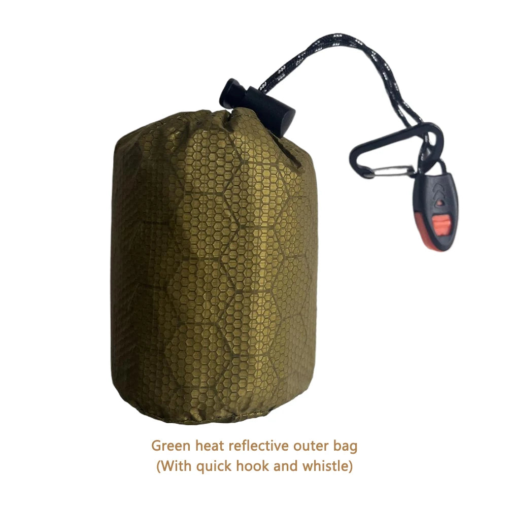 Thermal Survival Sleeping Bag with Waterproof Windproof Aluminum Film
