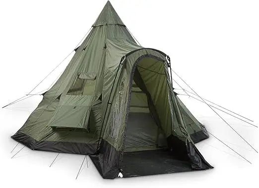 Deluxe 6 Person Waterproof 4 Season Teepee Tent