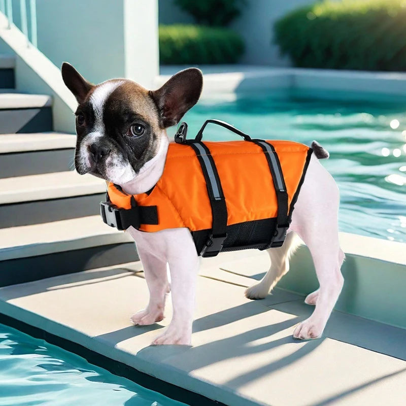 Reflective Dog Life Jacket for Summer Swimming