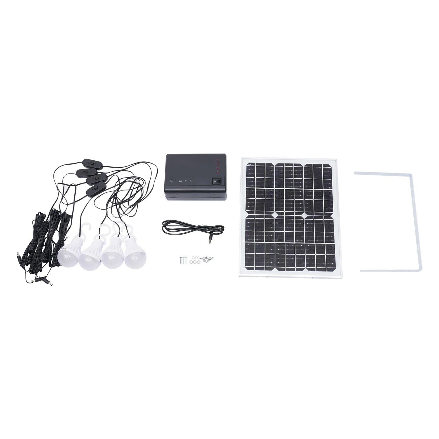 Portable Solar Generator with Panel and Power Inverter