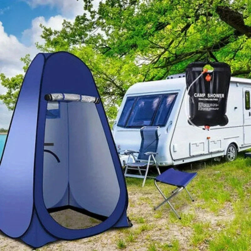 Pop Up Portable Outdoor Shower and Toilet Tent