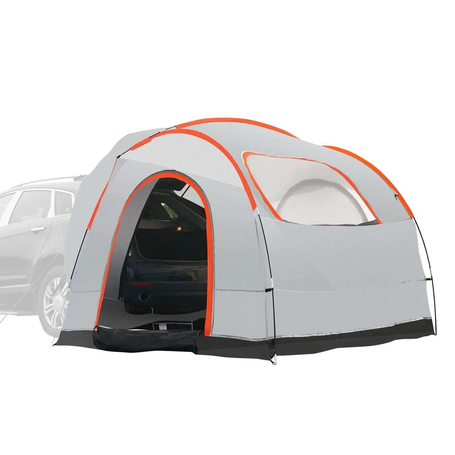 Camping Tent, 8'-8' SUV Tent Attachment for Camping with Rain Layer and Carry Bag, Accommodate 6-8.