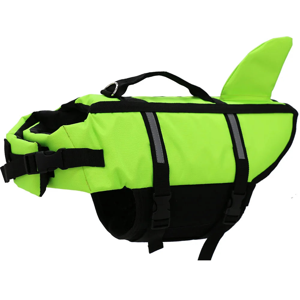 Adjustable Dog Life Jacket with Rescue Handle