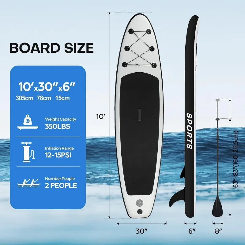 Ultra Light 10ft Inflatable Stand Up Paddle Board with Accessories Kit