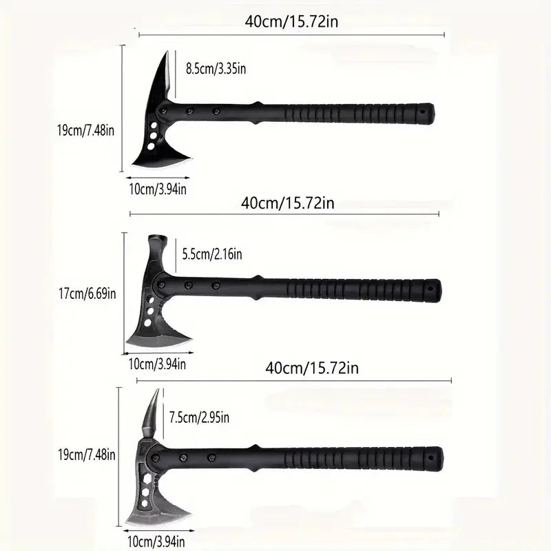 Portable Multifunctional Survival Axe with Hammerhead and High-Toughness Handle (3 Styles)