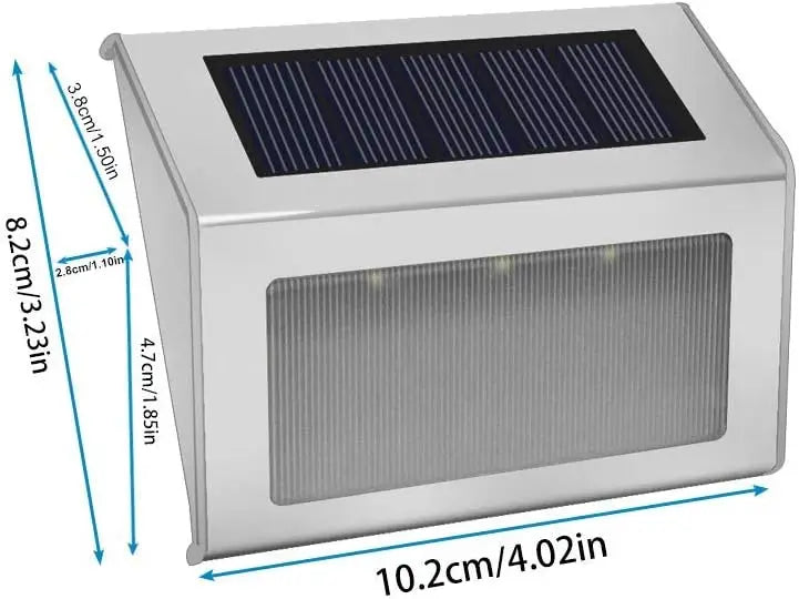 Solar LED Step and Deck Light for Outdoor Pathways and Camping
