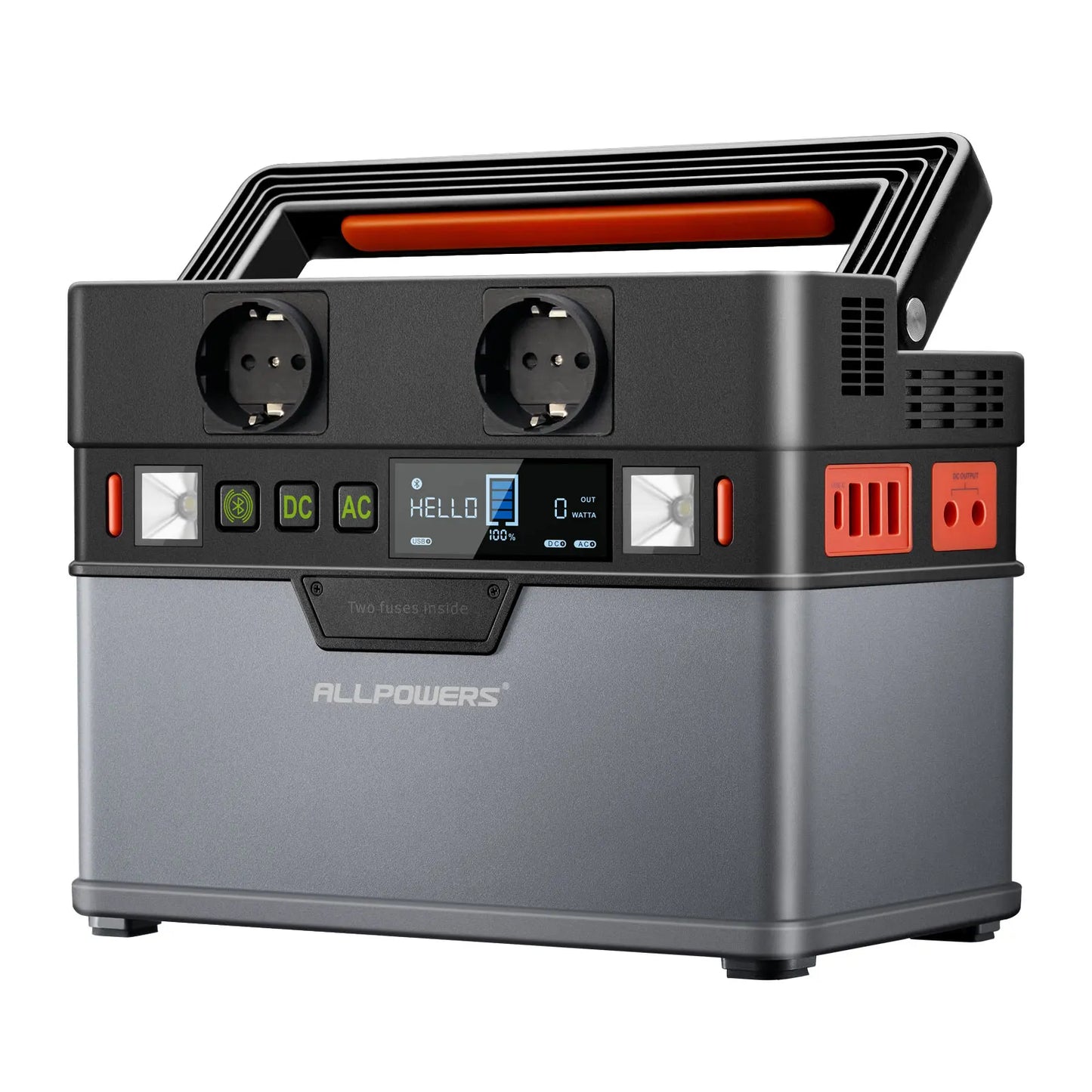Portable Power Station with AC Outlets MPPT Solar Generator 154Wh to 1500Wh for RV & Outdoor Use