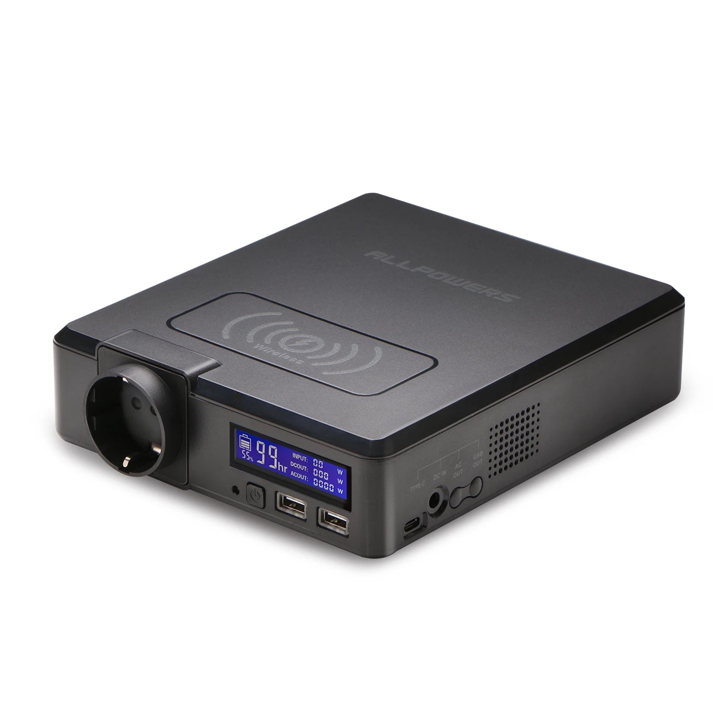 Portable Power Station with AC Outlets MPPT Solar Generator 154Wh to 1500Wh for RV & Outdoor Use