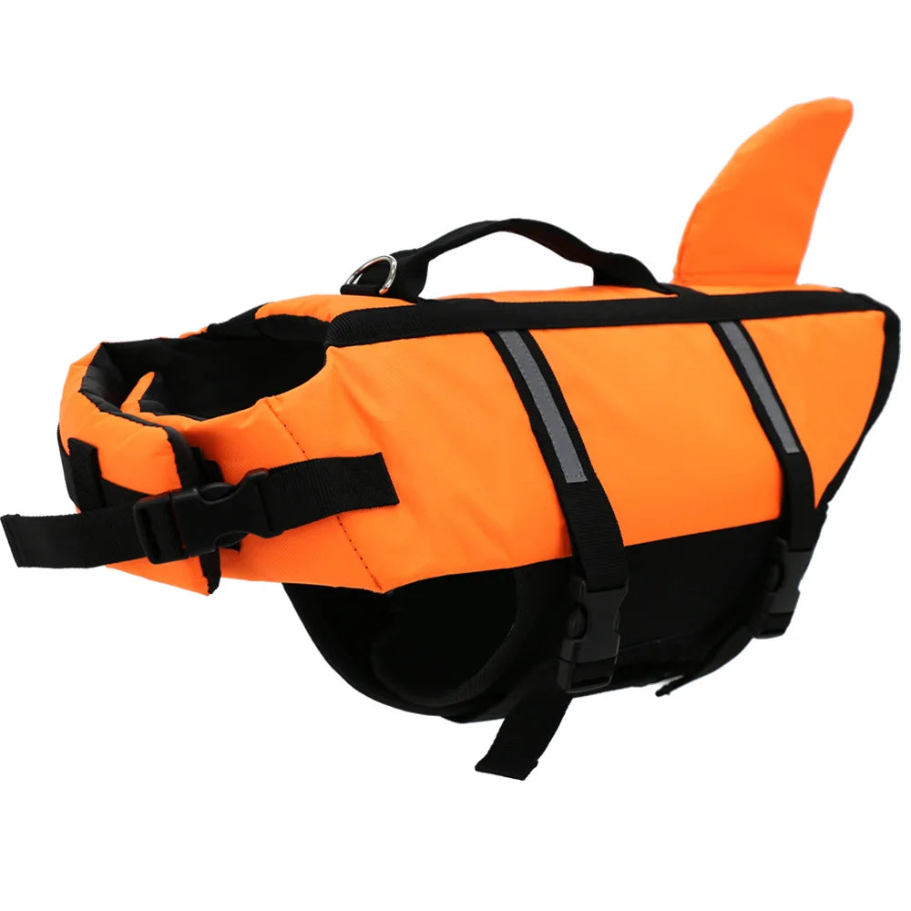 Adjustable Dog Life Jacket with Rescue Handle