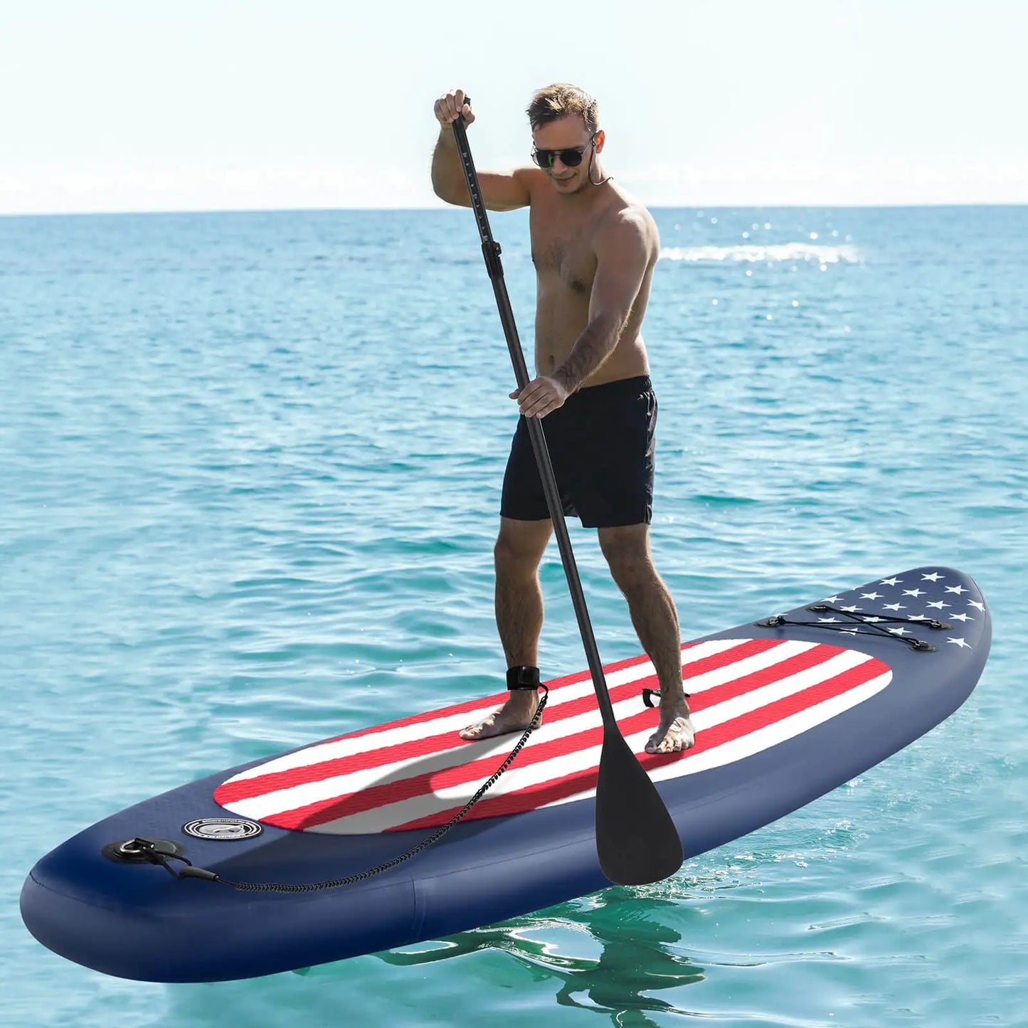 10' x 30" Inflatable Stand Up Paddle Board w/ Premium SUP Accessories & Hand Pump
