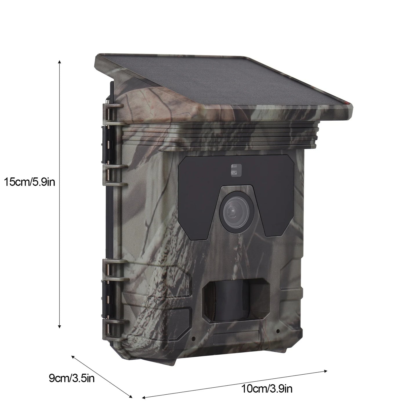 Solar Powered Trail Camera with 4K Video and 50MP Photos