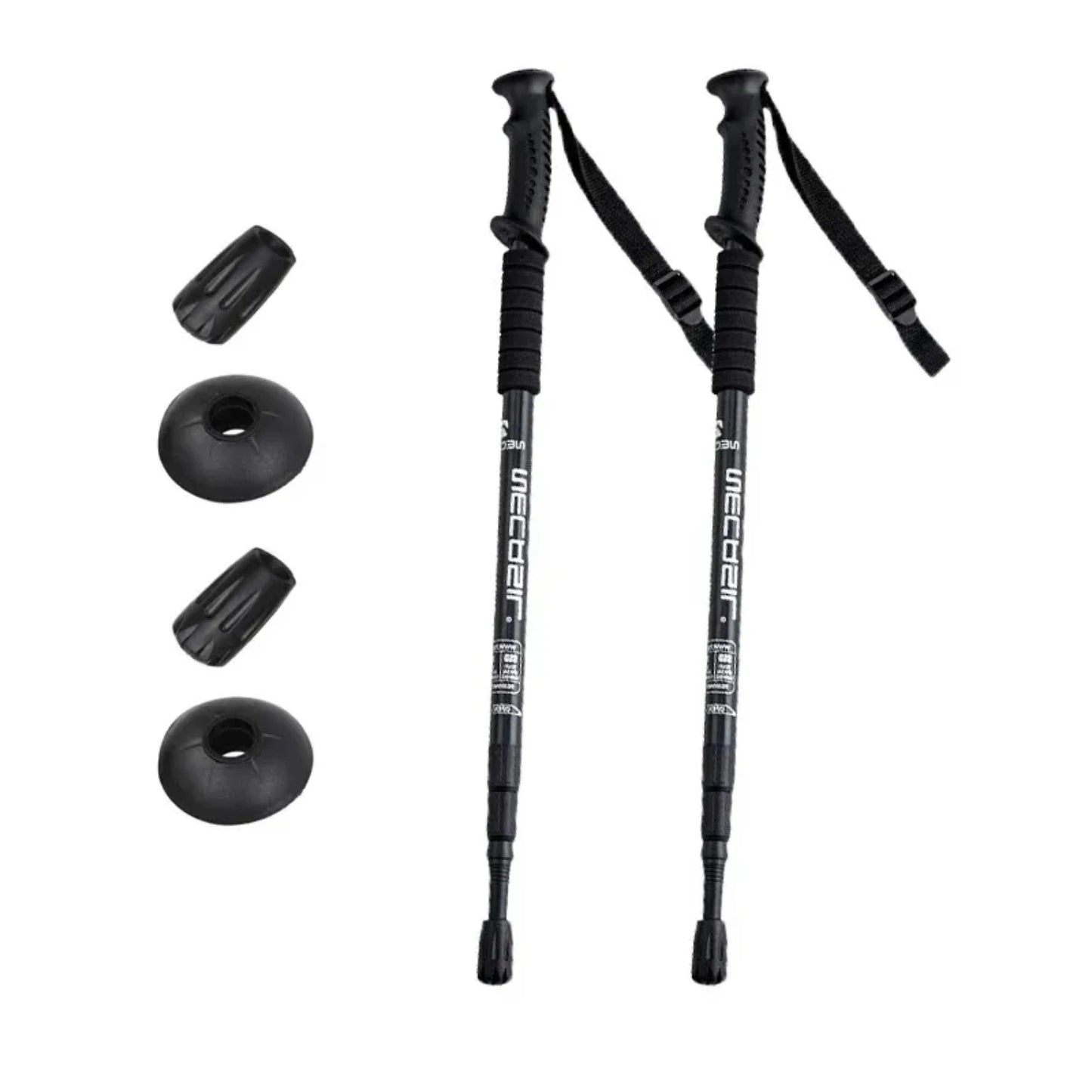 Ultralight Adjustable Aluminum Trekking Poles for Hiking