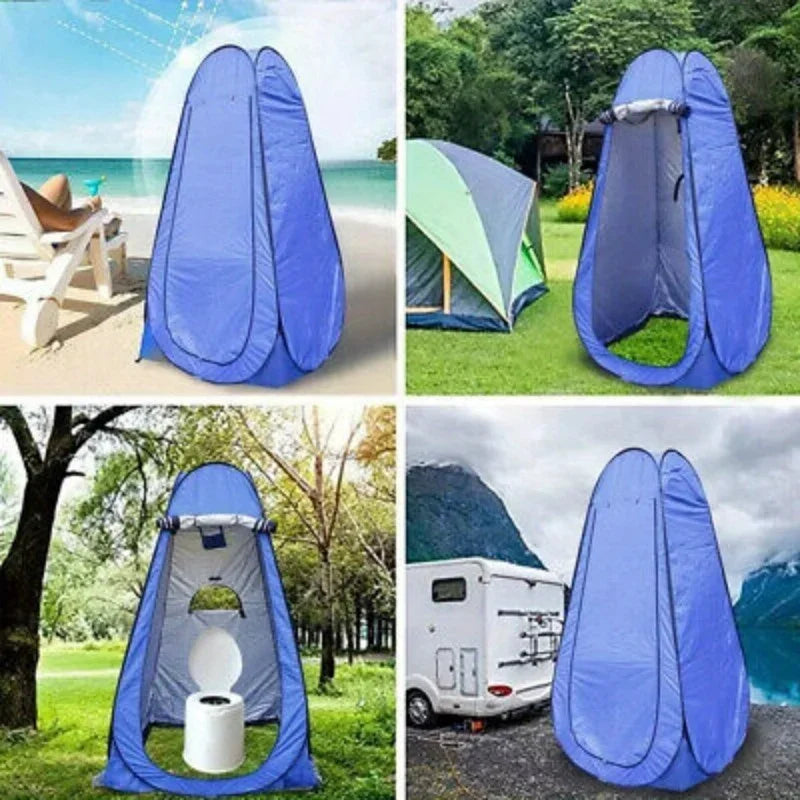 Pop Up Portable Outdoor Shower and Toilet Tent