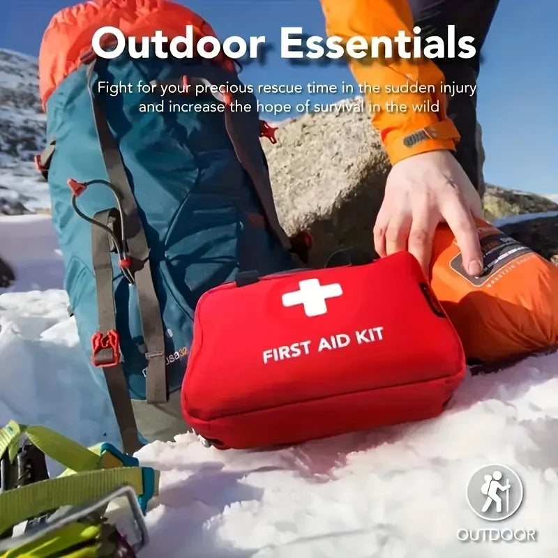 260 Piece First Aid Kit for Home Car Travel and Camping