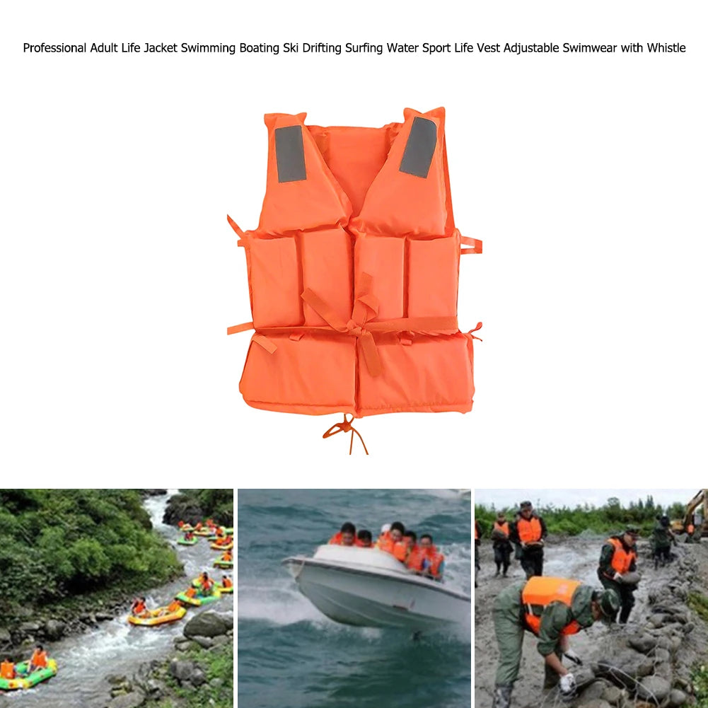 Adult Life Jacket Water Sports Safety Vest