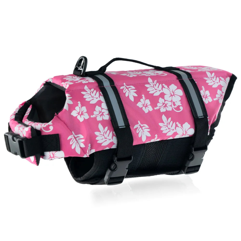 Reflective Dog Life Jacket for Summer Swimming