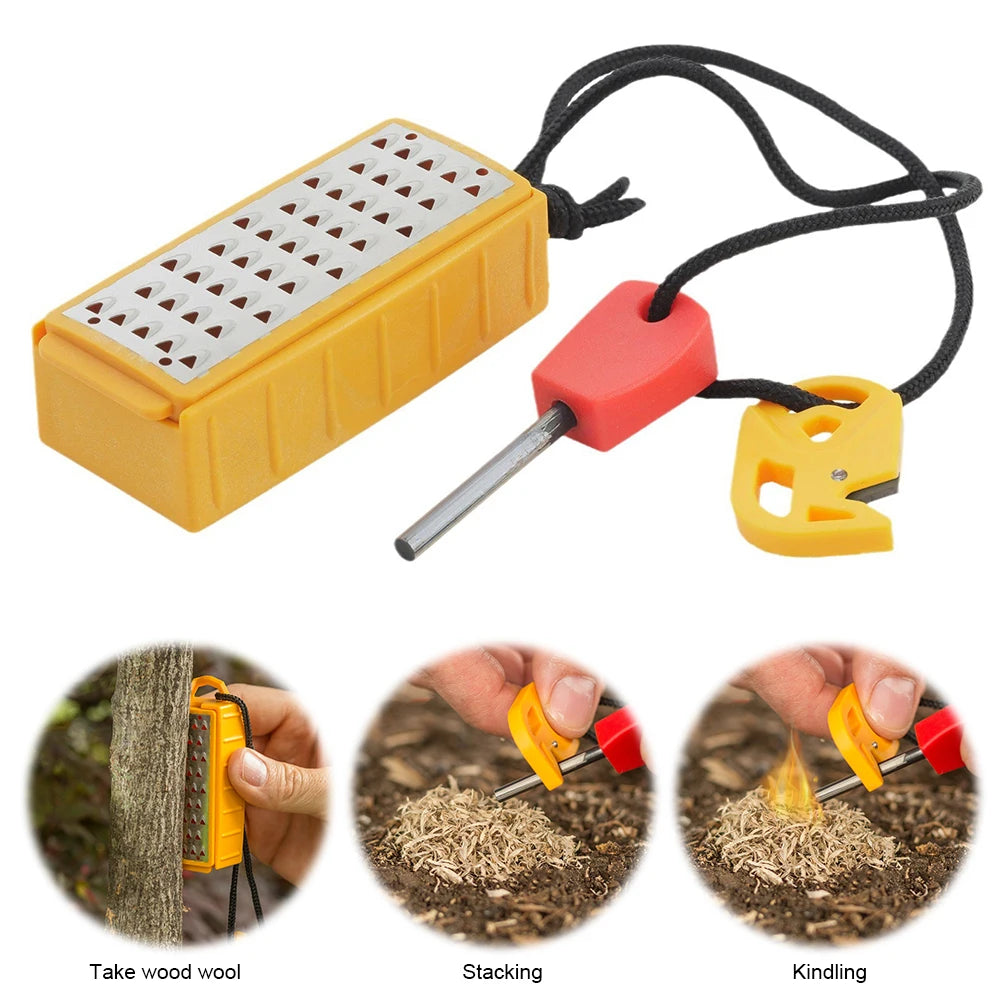 Stainless Steel Tinder Maker and Fire Starter
