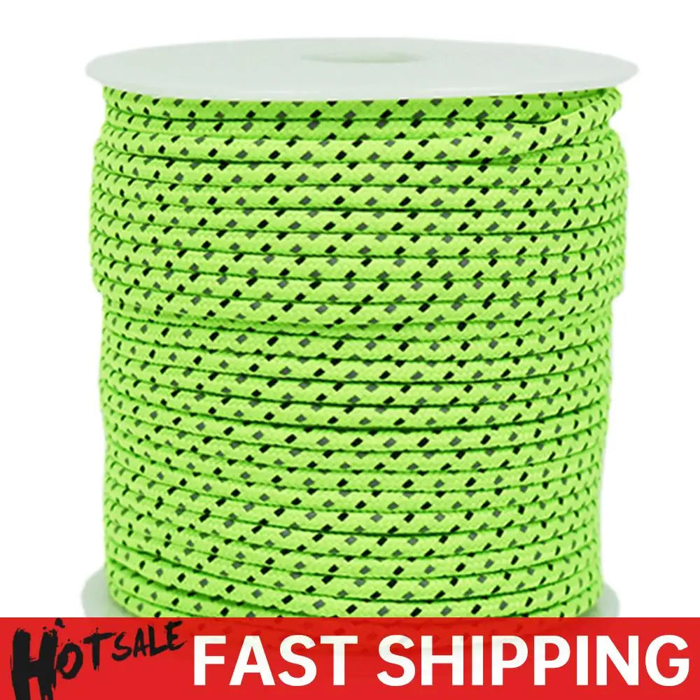 20m Reflective Nylon Paracord 4mm for Camping