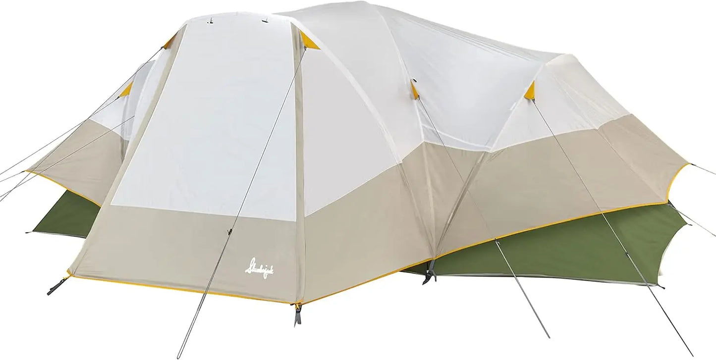 Family Camping Tent with Two Rooms and Vestibule