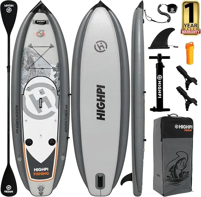 11ft Inflatable Stand Up Paddle Board with Accessories and Non Slip Deck