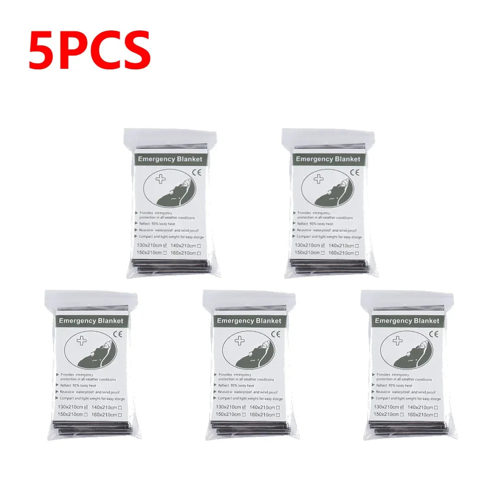 15/1PCS Waterproof Thermal Emergency Blanket 130x210cm