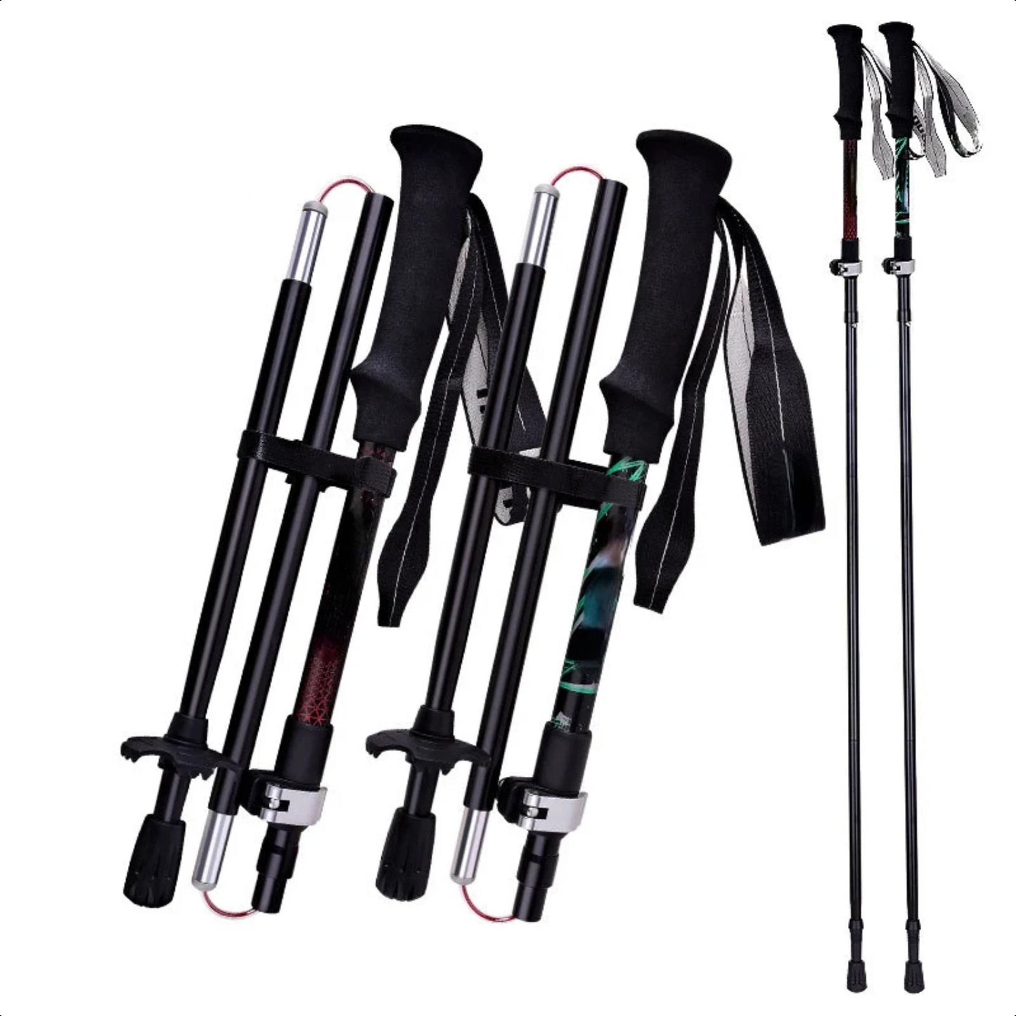Portable Lightweight Collapsible Trekking Pole for Hiking