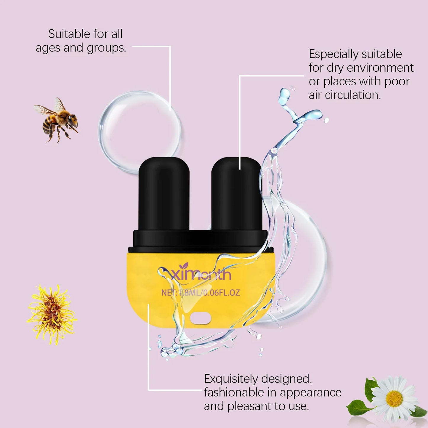 Bee Venom Lung Cleanse Nasal Inhaler Set 4 Pieces