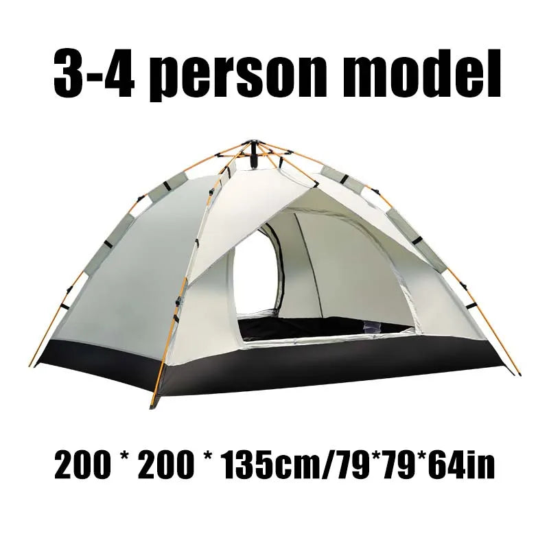 Pop Up Outdoor Camping Tent with Dual Door Access