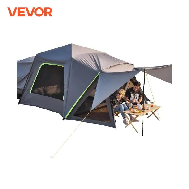 SUV Camping Tent with Awning and Mesh Windows