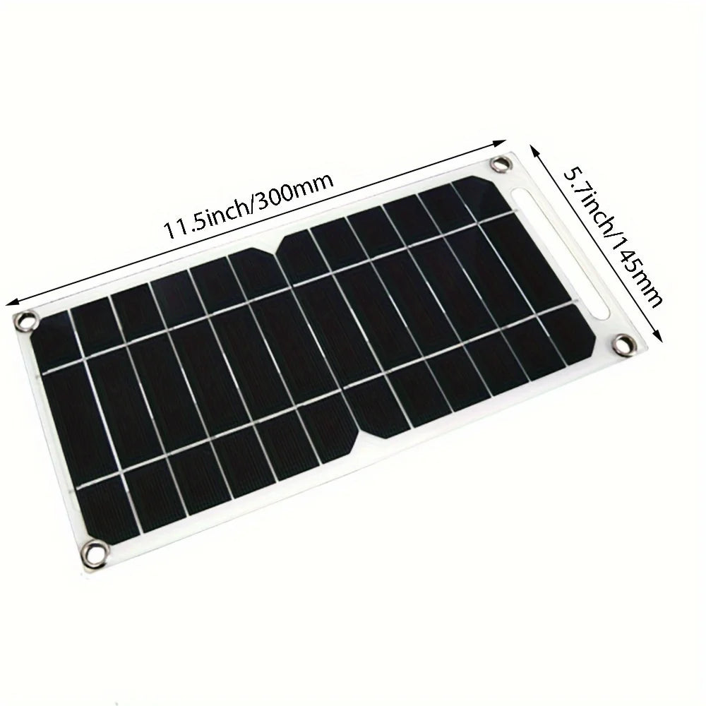 Portable 30W USB Solar Panel Charger for Phones and Power Banks