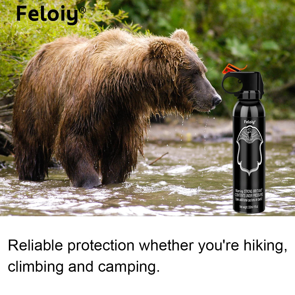 330ml Bear Spray for Camping and Hiking Easy to Carry with Safety Protection