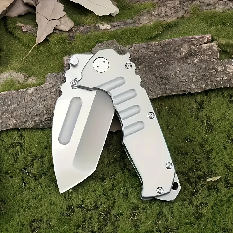 Folding Survival Knife with Stainless Steel Blade for Outdoors