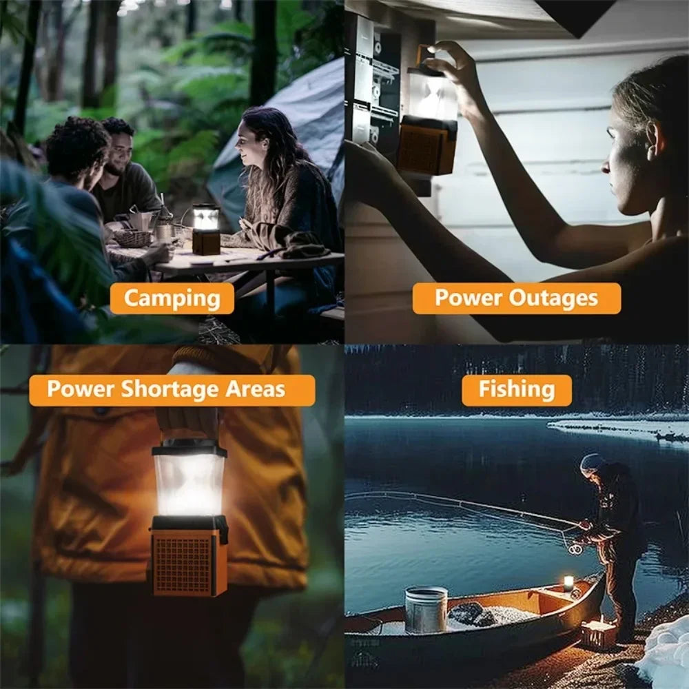 Portable Salt Water Powered Emergency Light No Battery