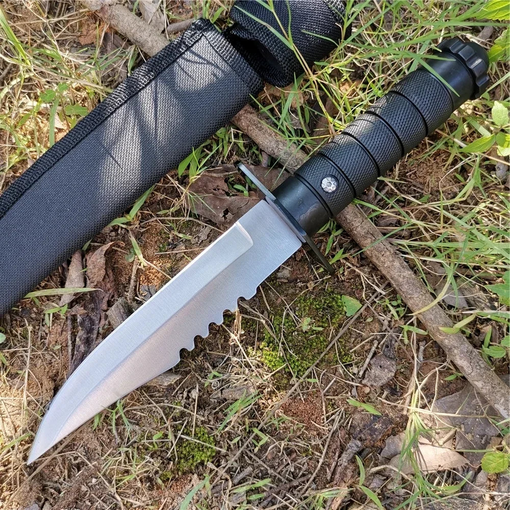 Military Straight Knife with Holster
